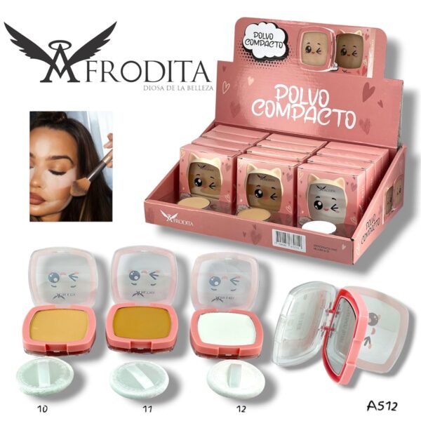 Polvo compacto Afrodita profesional